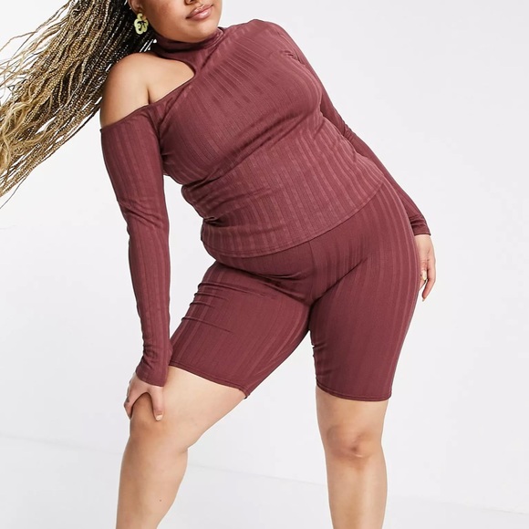 ASOS Asymmetrical Ribbed Top - Picture 4 of 4